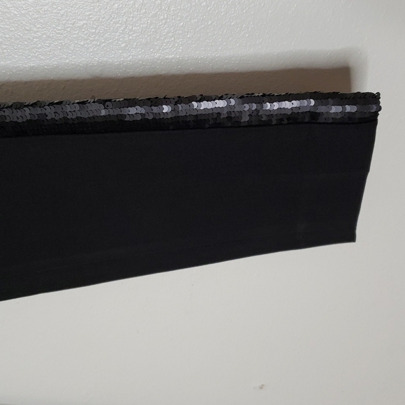 NEW Banana Republic Sloan Ponte Knit Sequin Stripe Sides Luxury Pants Womens - Picture 12 of 16